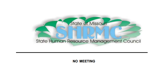 SHRMC No meeting 